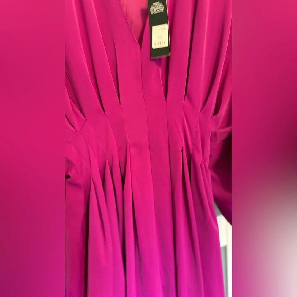 Beautiful Magenta Wide Leg Jumpsuit - Picture 15 of 16